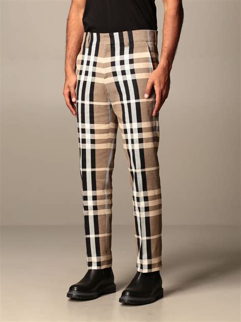 burberry hose herren|burberry trousers for men.